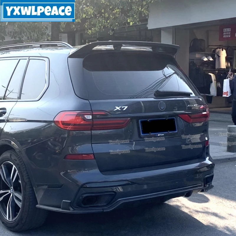 For BMW X7 G07 Roof Spoiler 2019 2020 2021 High Quality ABS Gloss Black/Carbon Fiber Look Rear Trunk Wing Body Kit Accessories
For BMW X7 G07 Roof Spoiler 2019 2020 2021 High Quality ABS Gloss Black/Carbon Fiber Look Rear Trunk Wing Body Kit Accessories
