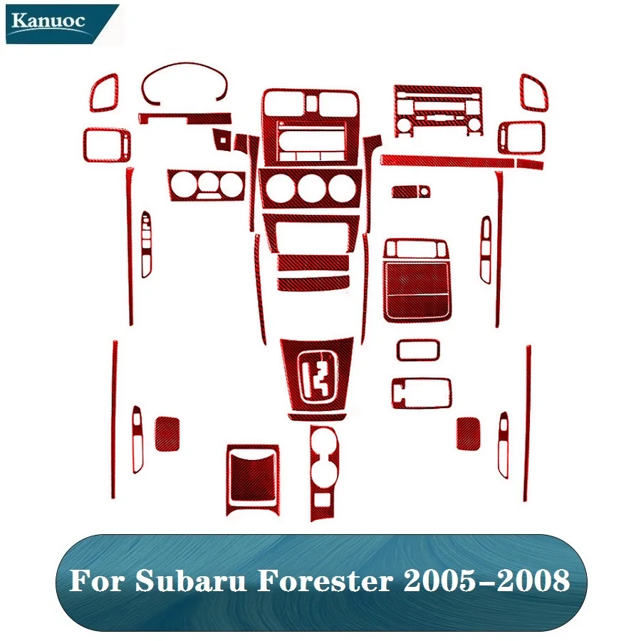 For Subaru Forester 2005 2006 2007 2008 Carbon Fiber Material Red Stickers Trim Strip Car Interior Decorative Accessories
For Subaru Forester 2005 2006 2007 2008 Carbon Fiber Material Red Stickers Trim Strip Car Interior Decorative Accessories