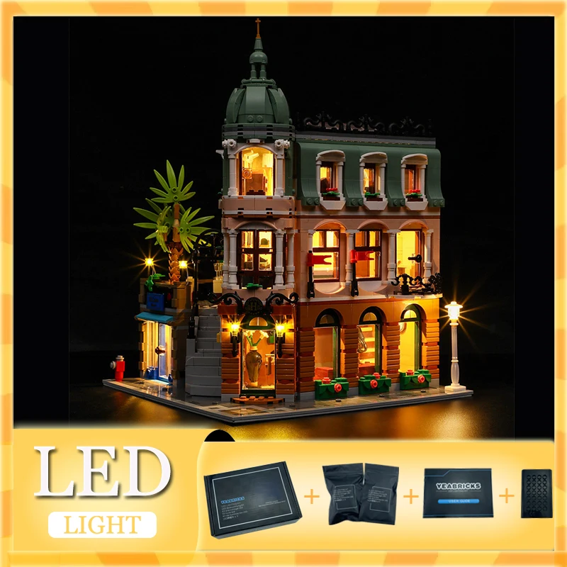 DIY LED Light Kit For LEGO 10297 Boutique Hotel compatible 63336 (Only LED Light,Without Blocks Model)
DIY LED Light Kit For LEGO 10297 Boutique Hotel compatible 63336 (Only LED Light,Without Blocks Model)