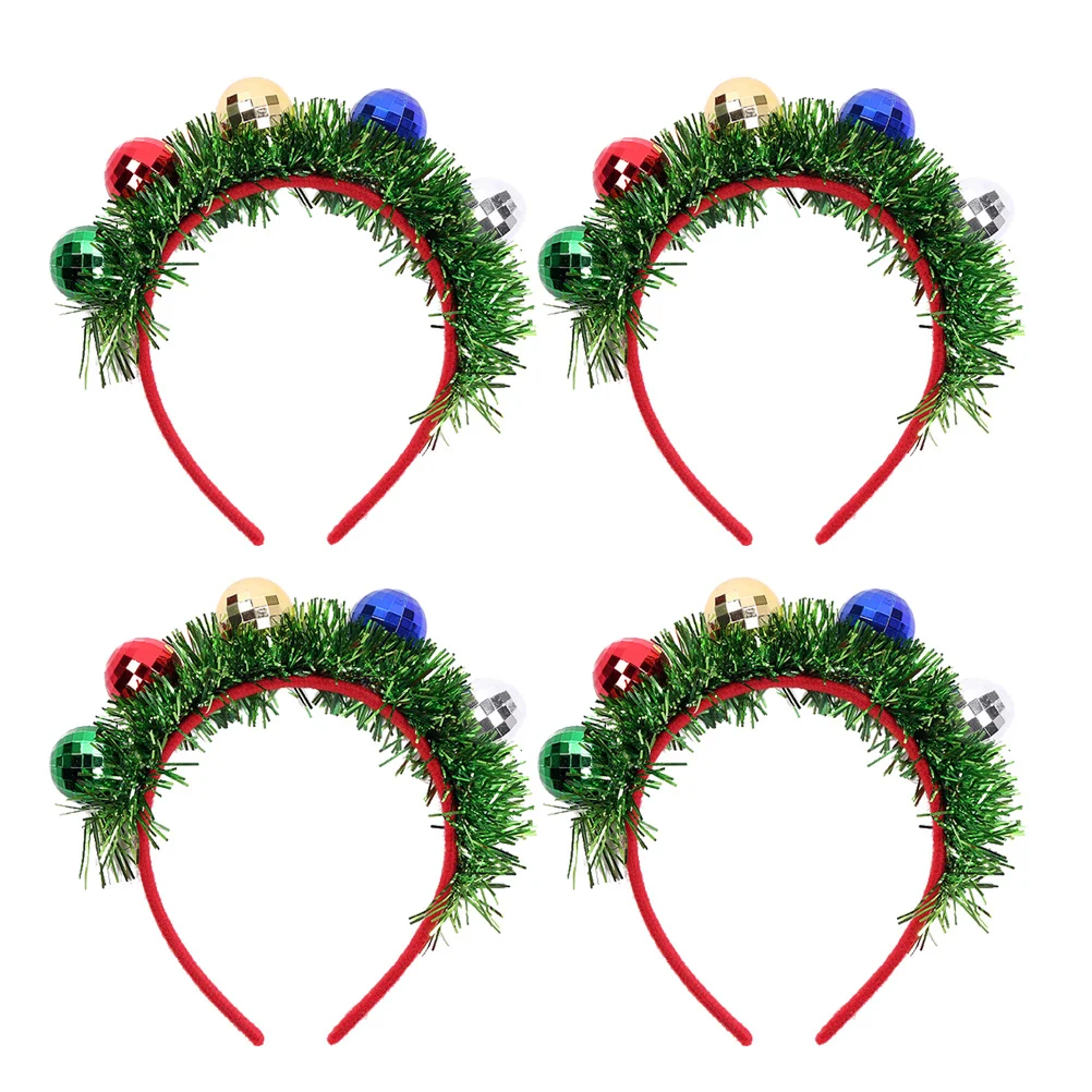 4Pcs Christmas Spotlight Ball Headband Festive Fashion Hair Accessory for Holiday Party Wear One Size Fits Most Green
4Pcs Christmas Spotlight Ball Headband Festive Fashion Hair Accessory for Holiday Party Wear One Size Fits Most Green