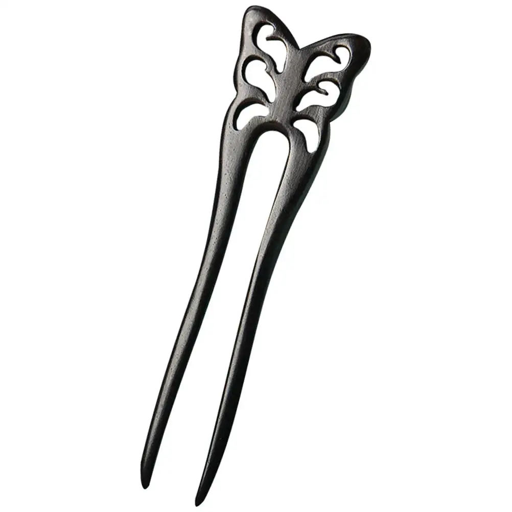 1Pcs Ebony Hairpin U shaped Double Butterfly Clips for Bun Women Hair Styling Traditional french pin chinese for buns
1Pcs Ebony Hairpin U shaped Double Butterfly Clips for Bun Women Hair Styling Traditional french pin chinese for buns