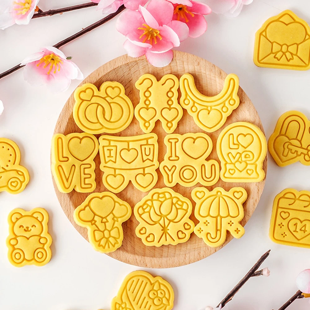 Valentine's Day Cookie Mold Christmas Cookie Flip Candy Cutting Mold DIY Baking Tools
Valentine's Day Cookie Mold Christmas Cookie Flip Candy Cutting Mold DIY Baking Tools