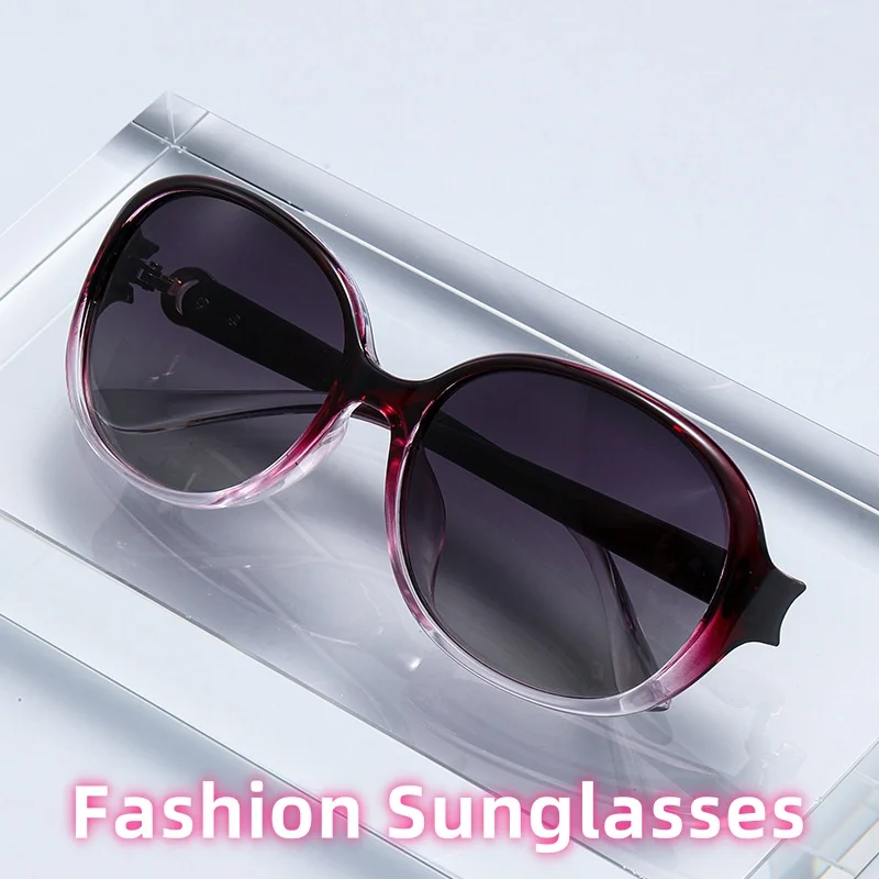 Fashion Gradient Polarized Sunglasses Ladies' Oval Large Frame UV Resistant Versatile Sunshade Glasses UV400 Shades Eyewear 
Fashion Gradient Polarized Sunglasses Ladies' Oval Large Frame UV Resistant Versatile Sunshade Glasses UV400 Shades Eyewear