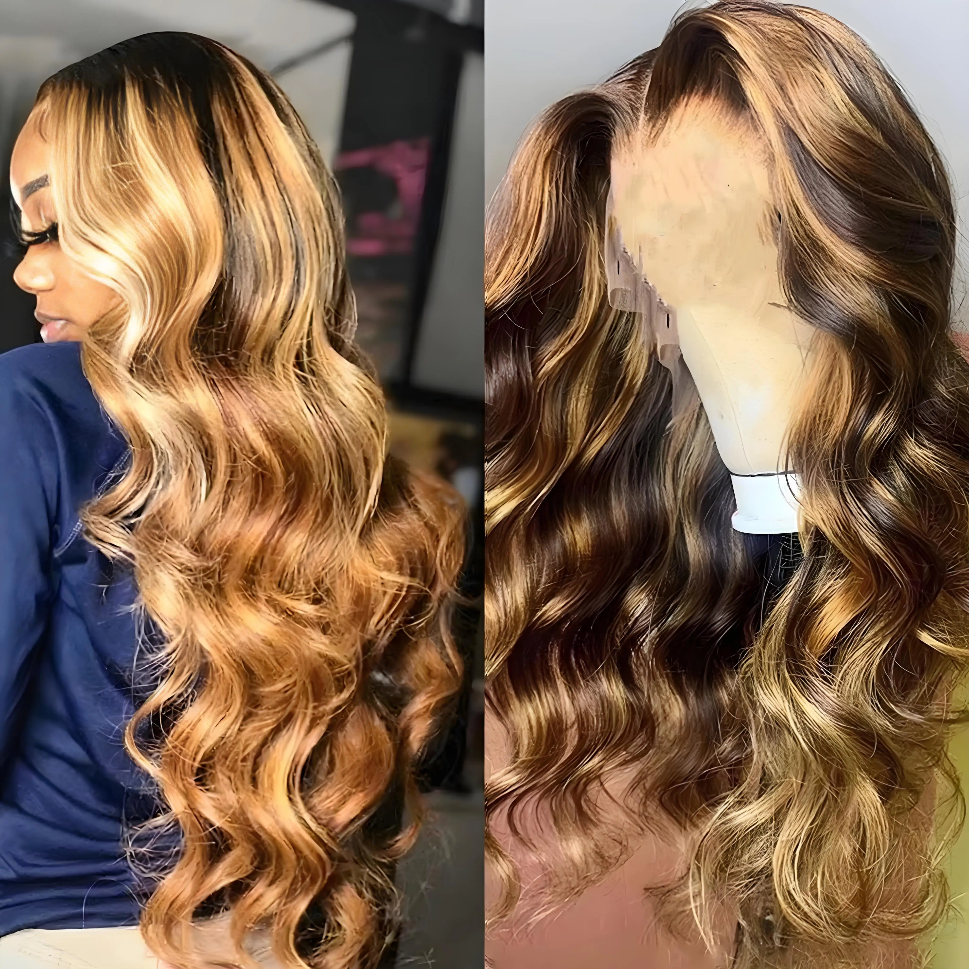 Натуральный парик из 100% человеческих волос с эффектом Body Wave, с хайлайтами, безклеевой HD-основой, кружевной передней частью 13x4, 13x6 и кружевной застежкой 4x4, мягкая естественная волна
Натуральный парик из 100% человеческих волос с эффектом Body Wave, с хайлайтами, безклеевой HD-основой, кружевной передней частью 13x4, 13x6 и кружевной застежкой 4x4, мягкая естественная волна