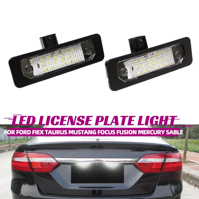 LED License Plate Light For Ford Mustang Focus Flex Fusion Taurus Lincoln MKS MKT MKX MKZ Mercury Milan Car Replacement Parts
LED License Plate Light For Ford Mustang Focus Flex Fusion Taurus Lincoln MKS MKT MKX MKZ Mercury Milan Car Replacement Parts