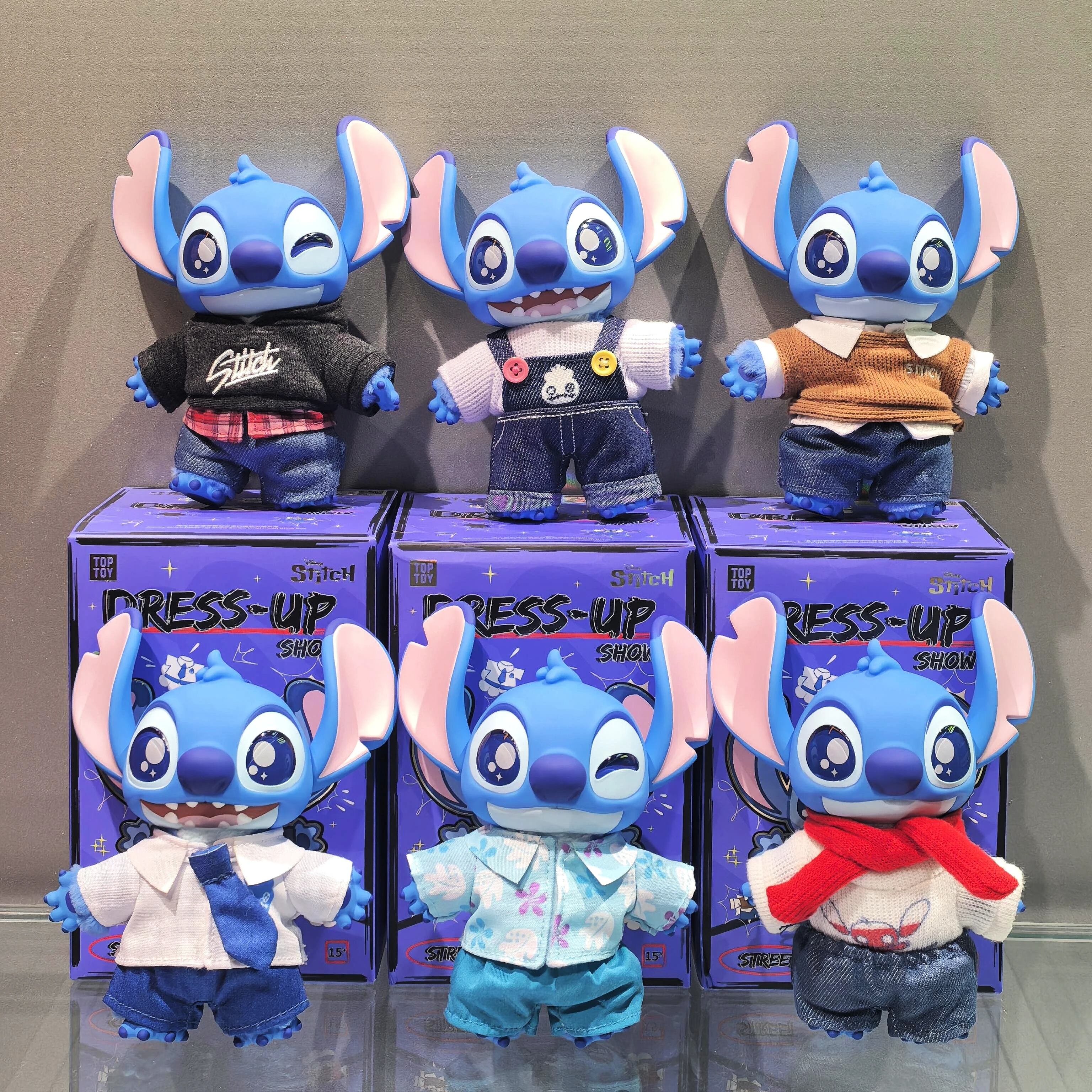 Genuine Stitch Dress-Up Show Series Vinyl Plush Blind Box Cute Anime Dolls Model Pendant Decoration Trendy Toy Collection Gift
Genuine Stitch Dress-Up Show Series Vinyl Plush Blind Box Cute Anime Dolls Model Pendant Decoration Trendy Toy Collection Gift