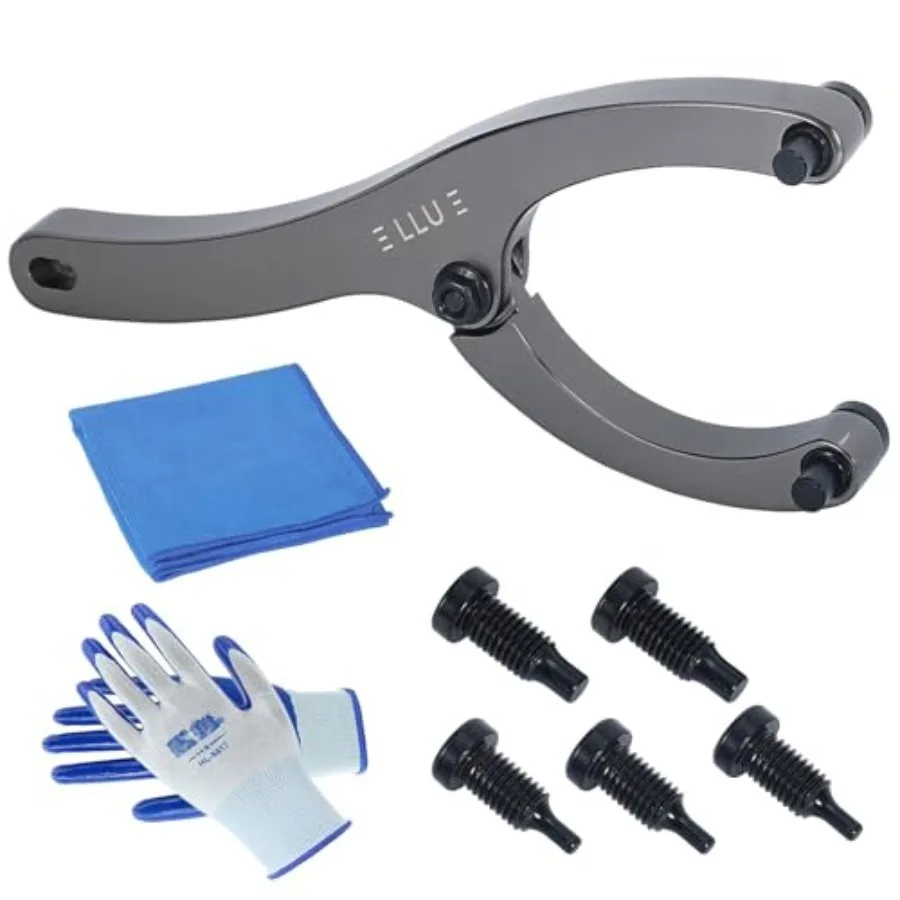 8.3-inches Heavy Spanner Wrench with Handle Adjustable Gland Nut Wrench for Removing Hydraulic Cylinder Glands Under 5 Inches I
8.3-inches Heavy Spanner Wrench with Handle Adjustable Gland Nut Wrench for Removing Hydraulic Cylinder Glands Under 5 Inches I