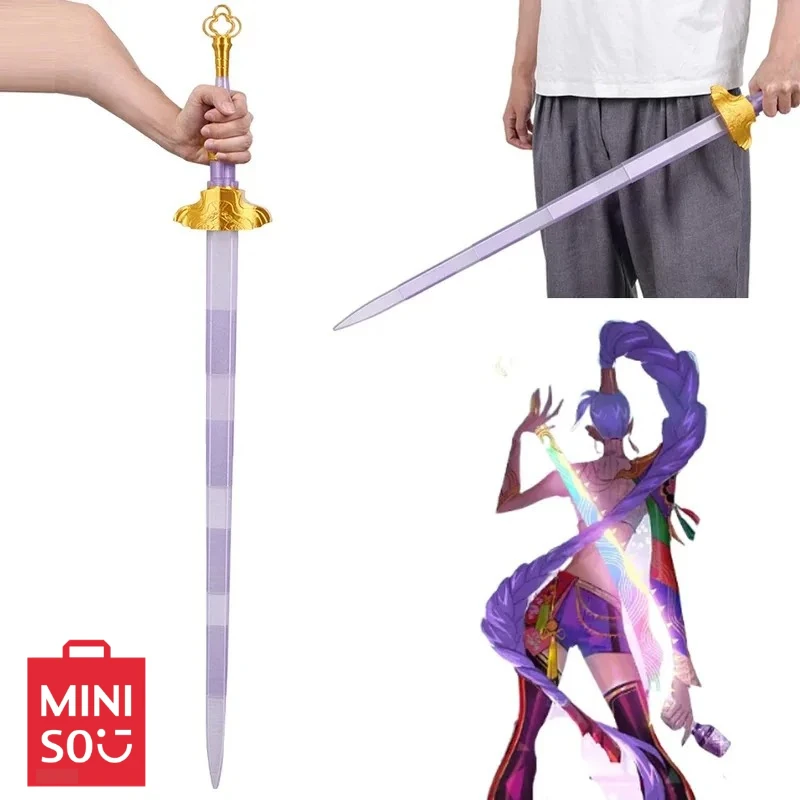 Cartoon Demon Hunter Of KPop Rumi Swords Transparent Purple Live Action Prop Sword Cosplay Costume Accessories Halloween Suits 
Cartoon Demon Hunter Of KPop Rumi Swords Transparent Purple Live Action Prop Sword Cosplay Costume Accessories Halloween Suits