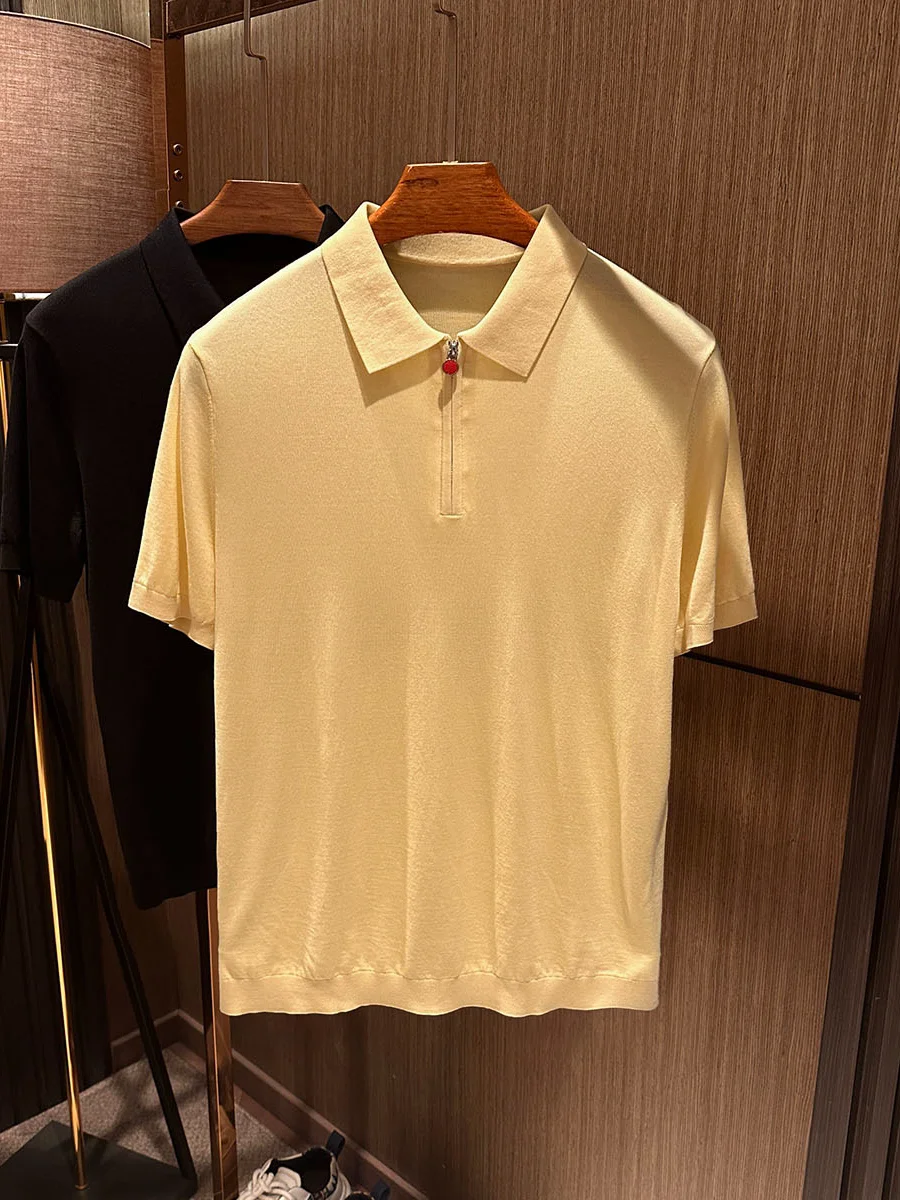 Lenzing Mixed Knitted Short Sleeve Shirt for Men High Quality Color Turn-down Collar Breathable Summer T...
Lenzing Mixed Knitted Short Sleeve Shirt for Men High Quality Color Turn-down Collar Breathable Summer T...