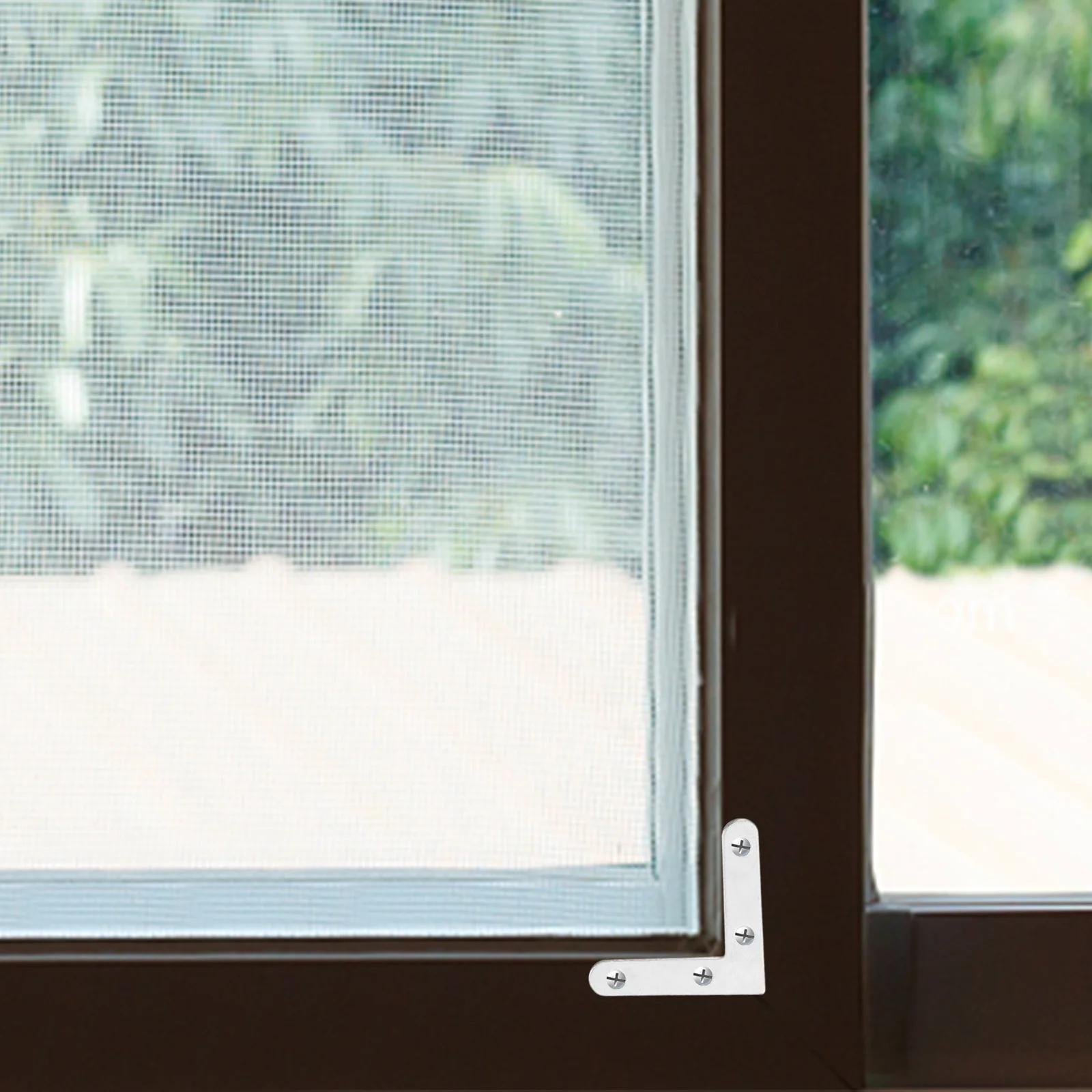 10Pcs Iron Screen Frame Corner Brackets 90 Degree Strong Window Screen Repair Replacement Accessories L Bracket
10Pcs Iron Screen Frame Corner Brackets 90 Degree Strong Window Screen Repair Replacement Accessories L Bracket