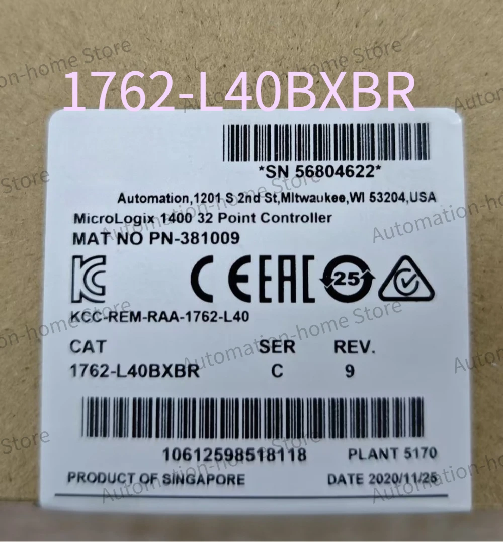 Brand new 1762-L40BXBR 1762 L40BXBR controller products hot-selling high quality 1pcs Fast delivery
Brand new 1762-L40BXBR 1762 L40BXBR controller products hot-selling high quality 1pcs Fast delivery