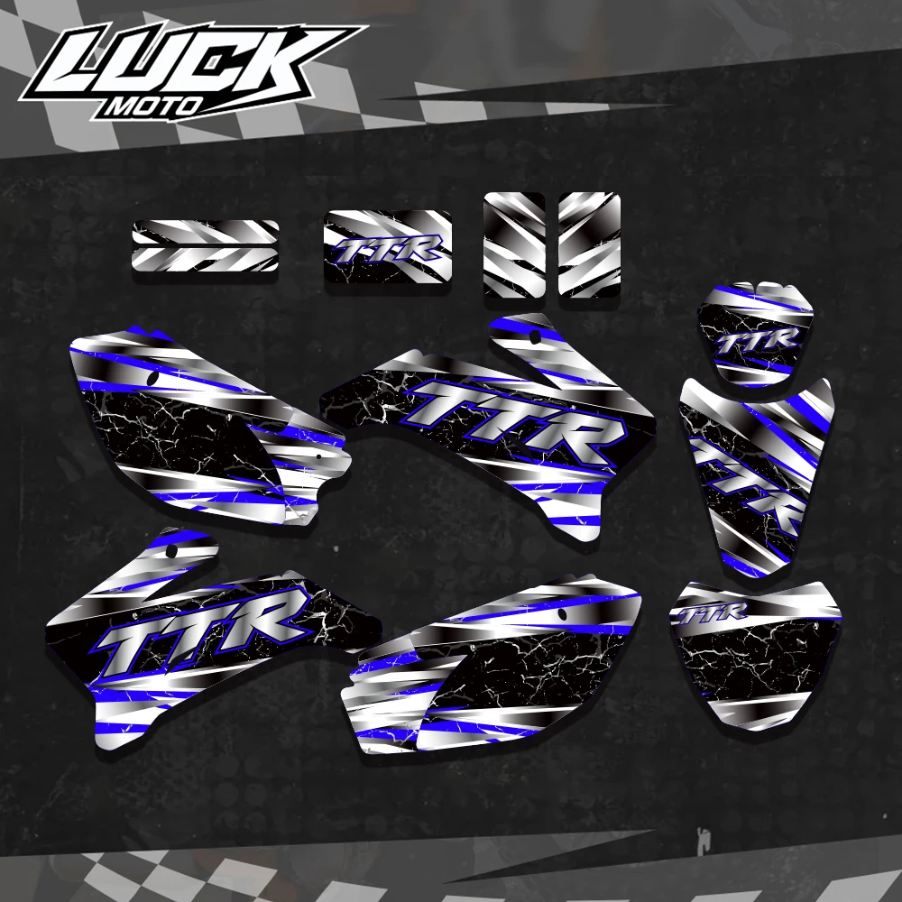 For Yamaha TTR110 TTR 110 All Years Motorcycle Graphics Background Decals Sticker Customize Protector Dirt Bike Stickers
For Yamaha TTR110 TTR 110 All Years Motorcycle Graphics Background Decals Sticker Customize Protector Dirt Bike Stickers