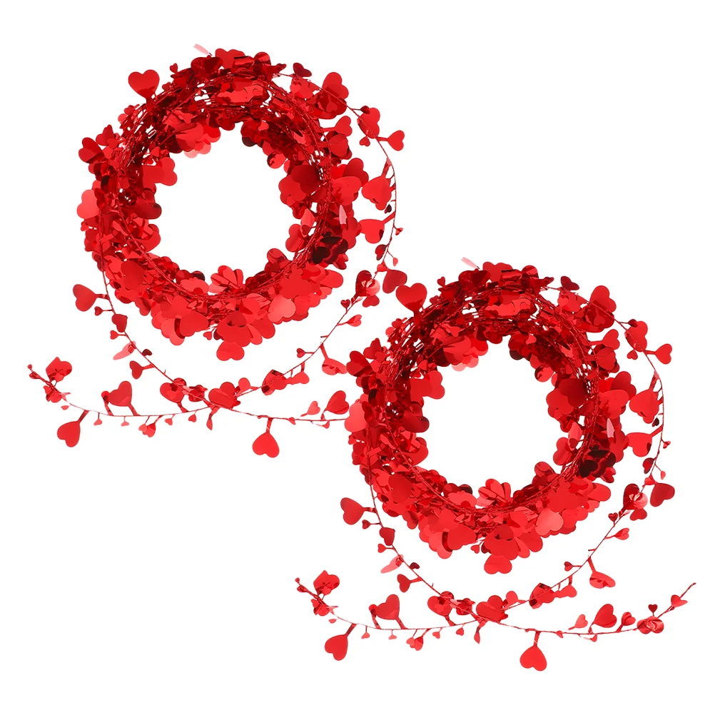 2 Pcs Venue Setting Props Love Wreath Office Iron Wire Party Favors Hearts Garland
2 Pcs Venue Setting Props Love Wreath Office Iron Wire Party Favors Hearts Garland