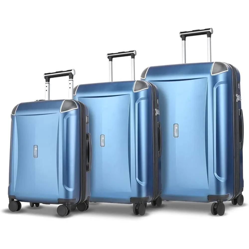 Expandable 3-Piece Suitcase Set with Cup Holder, USB Port, Spinner Wheels, and TSA Lock, 20/24/28 Inch, Blue
Expandable 3-Piece Suitcase Set with Cup Holder, USB Port, Spinner Wheels, and TSA Lock, 20/24/28 Inch, Blue