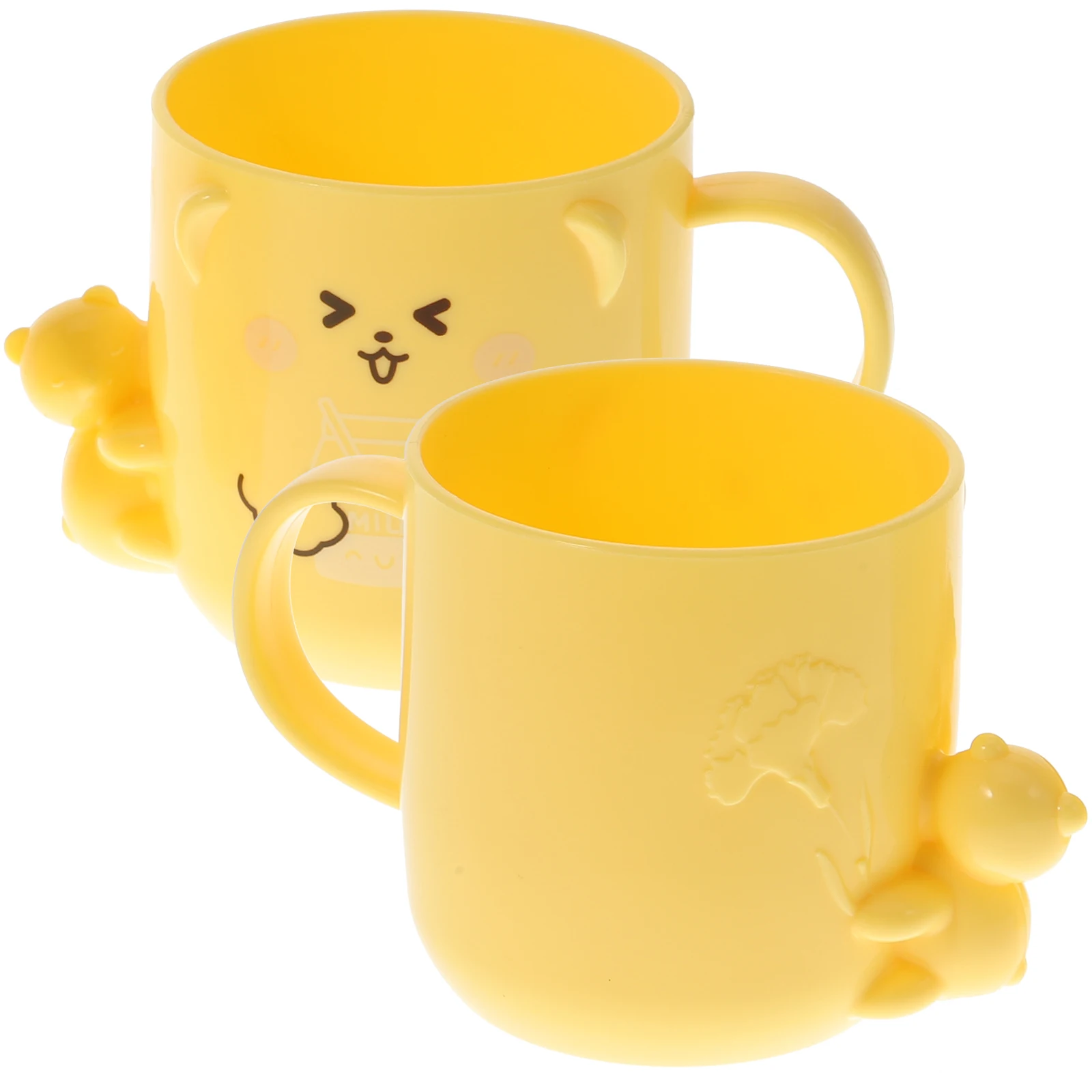 2Pcs Cartoon Mouthwash Cup for Kids Cute Bear Shape Plastic Children Bathroom Cup Portable Easy Clean Random Color Style
2Pcs Cartoon Mouthwash Cup for Kids Cute Bear Shape Plastic Children Bathroom Cup Portable Easy Clean Random Color Style