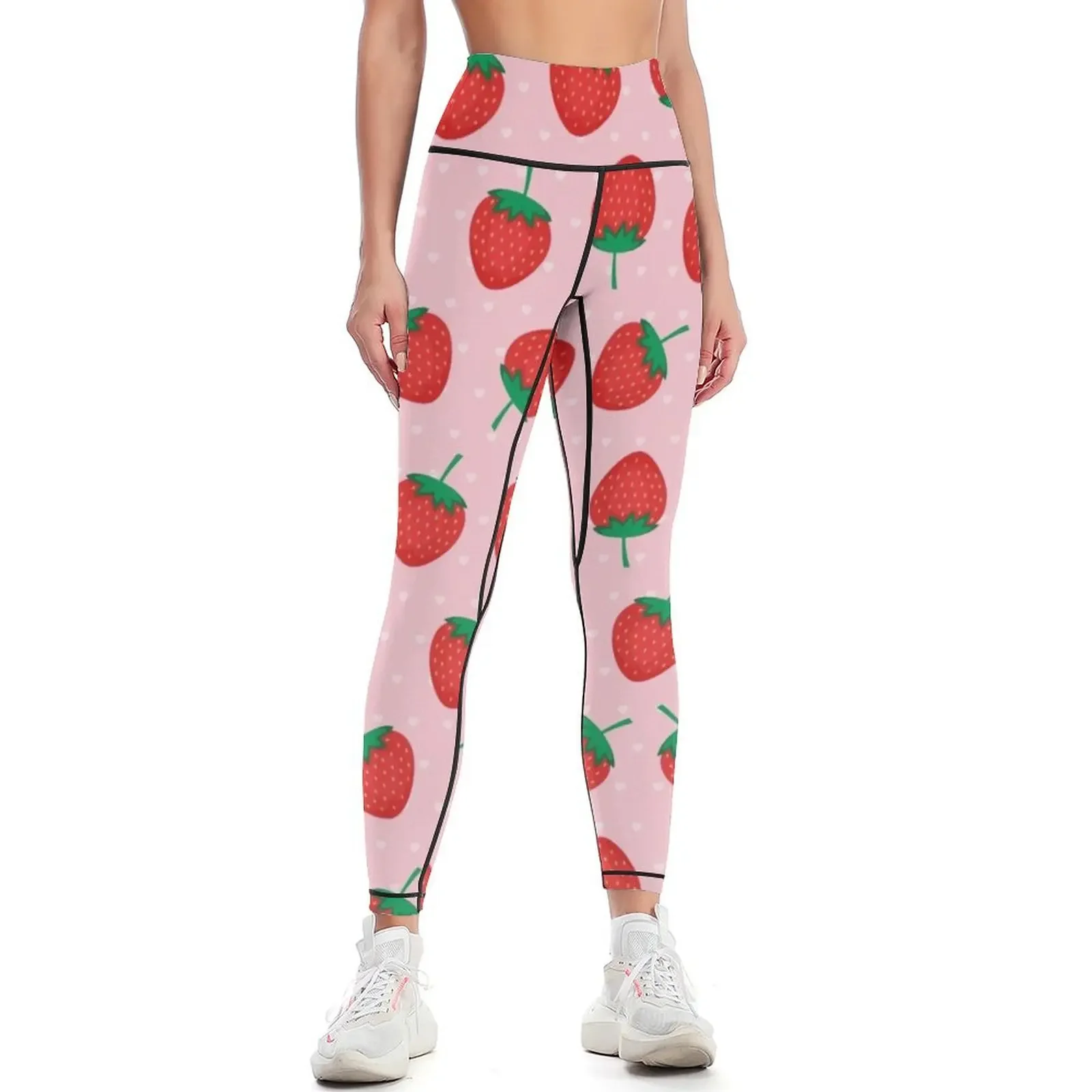 Pink Summer Strawberries Print Leggings Pants sport Female legging pants Sportswear woman gym Womens Leggings
Pink Summer Strawberries Print Leggings Pants sport Female legging pants Sportswear woman gym Womens Leggings