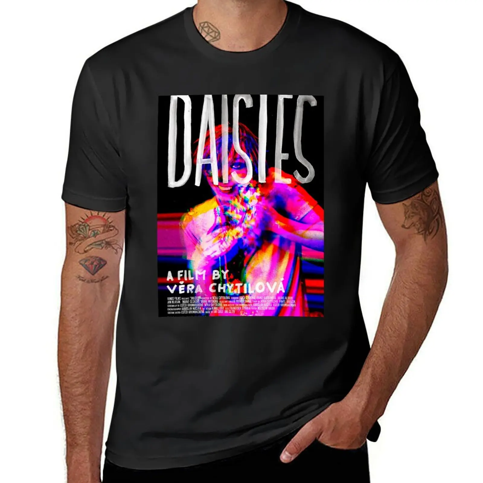 Футболка с надписью «Daisies» (1966) на английском языке, с рисунком, большие размеры, одежда для мужчин
Футболка с надписью «Daisies» (1966) на английском языке, с рисунком, большие размеры, одежда для мужчин