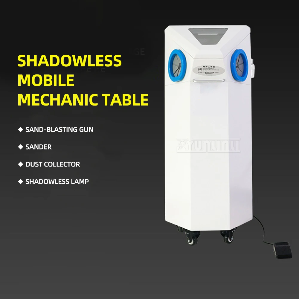 Mobile Console Sandblasting Machine Polishing Machine Vacuum Cleaner Dust Box Integrated Workbench
Mobile Console Sandblasting Machine Polishing Machine Vacuum Cleaner Dust Box Integrated Workbench