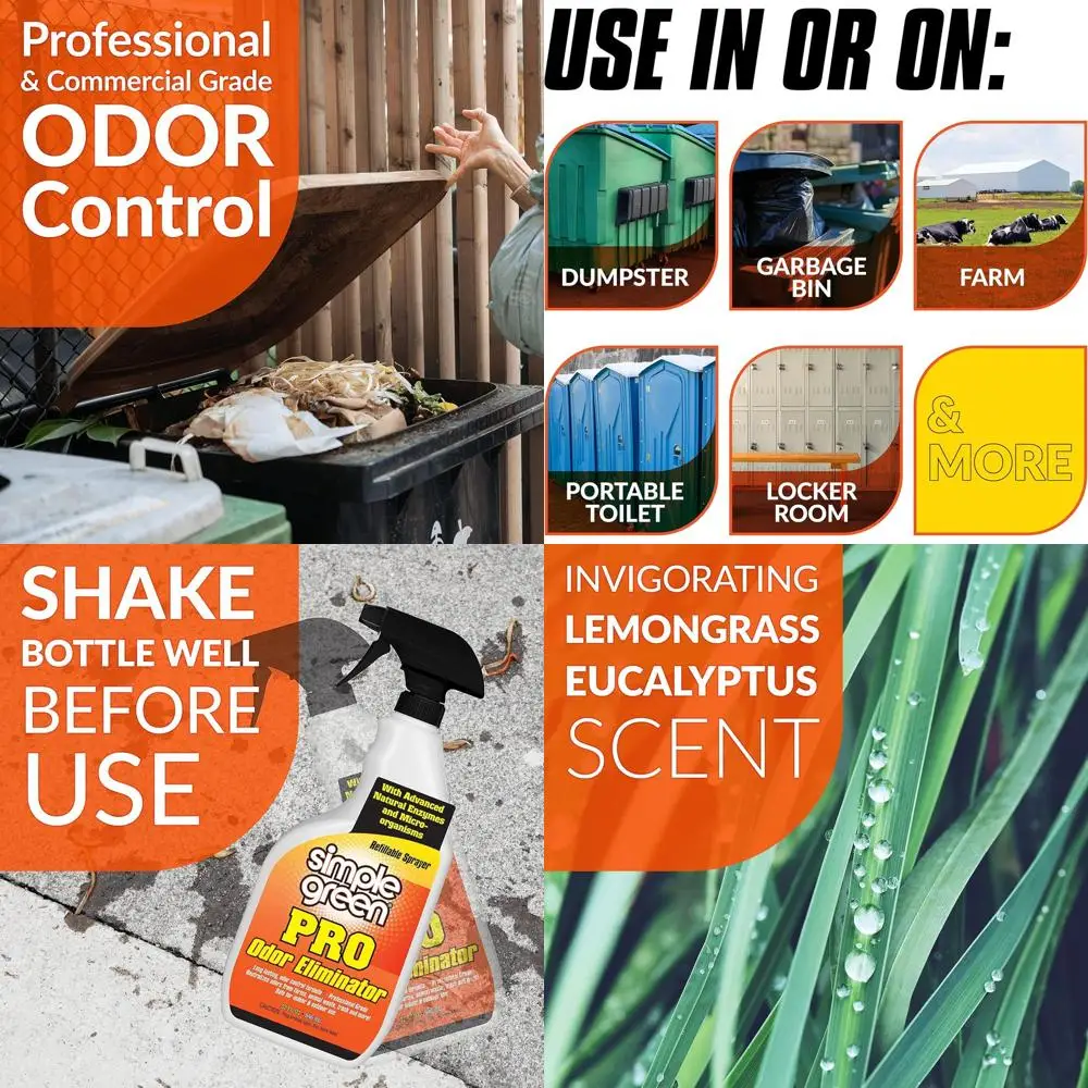 Средство для устранения запахов на открытом воздухе, 1 галлон - Профессиональное и коммерческое ферментное чистящее средство - Идеально для спортзалов и спортивных объектов
Средство для устранения запахов на открытом воздухе, 1 галлон - Профессиональное и коммерческое ферментное чистящее средство - Идеально для спортзалов и спортивных объектов