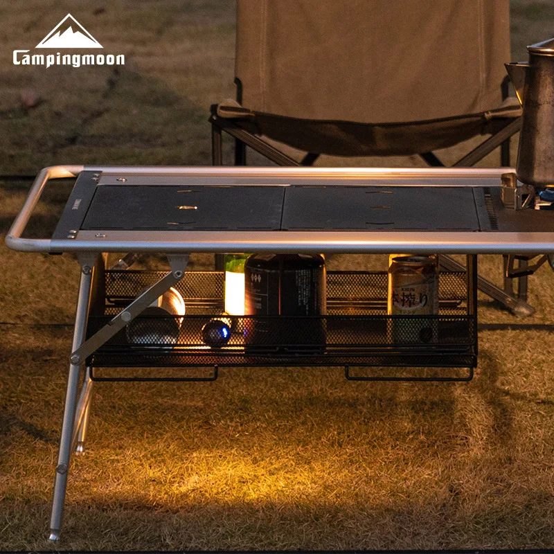 CAMPINGMOON CK-51BK diamond shaped two unit half bar net cage camping home folding storage box shelf
CAMPINGMOON CK-51BK diamond shaped two unit half bar net cage camping home folding storage box shelf