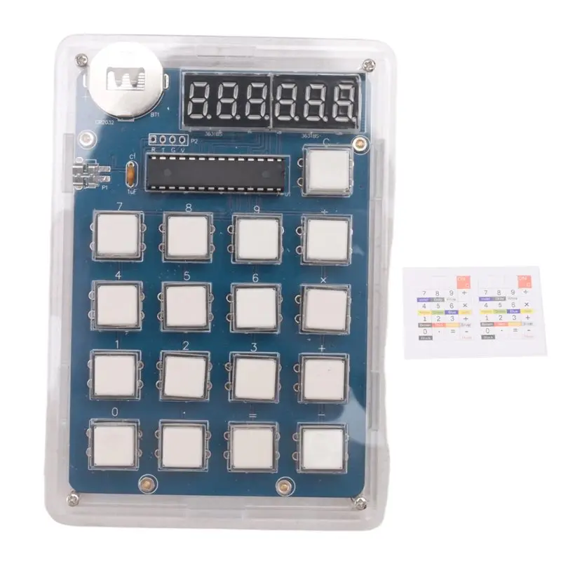 Feb.Welding Practice Kit 6-Digit DIY Calculator Kit USB/Battery Powered Desktop Calculator Welding Project Electronics Kit
Feb.Welding Practice Kit 6-Digit DIY Calculator Kit USB/Battery Powered Desktop Calculator Welding Project Electronics Kit