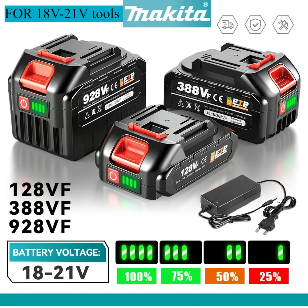 Fit Makita 18V 6.0Ah Rechargeable Battery ,For Makita BL1830 BL1830B BL1840 BL1840B BL1850 BL1850B Power Tools Battery
Fit Makita 18V 6.0Ah Rechargeable Battery ,For Makita BL1830 BL1830B BL1840 BL1840B BL1850 BL1850B Power Tools Battery