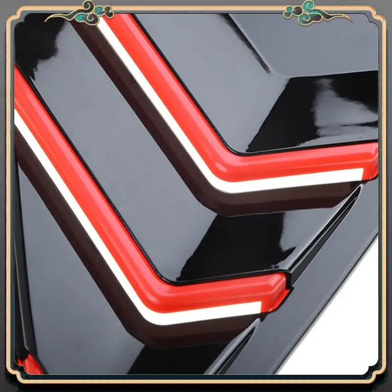 M45K-For Honda Civic 2022 2023 Sedan Rear Side Vent Quarter Window Louver Shutter Cover Gloss Black+Red Car Parts 
M45K-For Honda Civic 2022 2023 Sedan Rear Side Vent Quarter Window Louver Shutter Cover Gloss Black+Red Car Parts