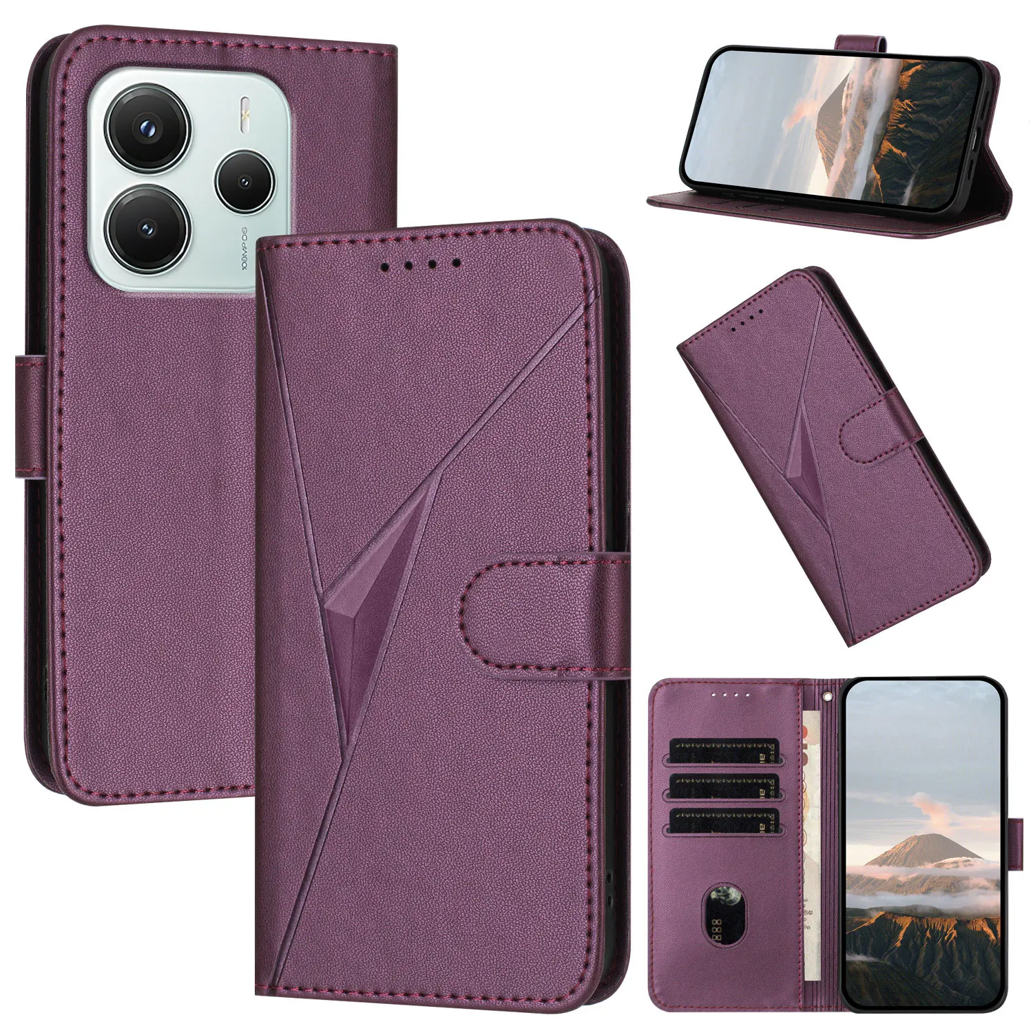 Luxury Magnetic Leather Flip Wallet Case for Redmi Note 15 14 12 13 11 Pro Plus 4G 5G Note 14S 12S 11S Card Slots Holder Cover
Luxury Magnetic Leather Flip Wallet Case for Redmi Note 15 14 12 13 11 Pro Plus 4G 5G Note 14S 12S 11S Card Slots Holder Cover