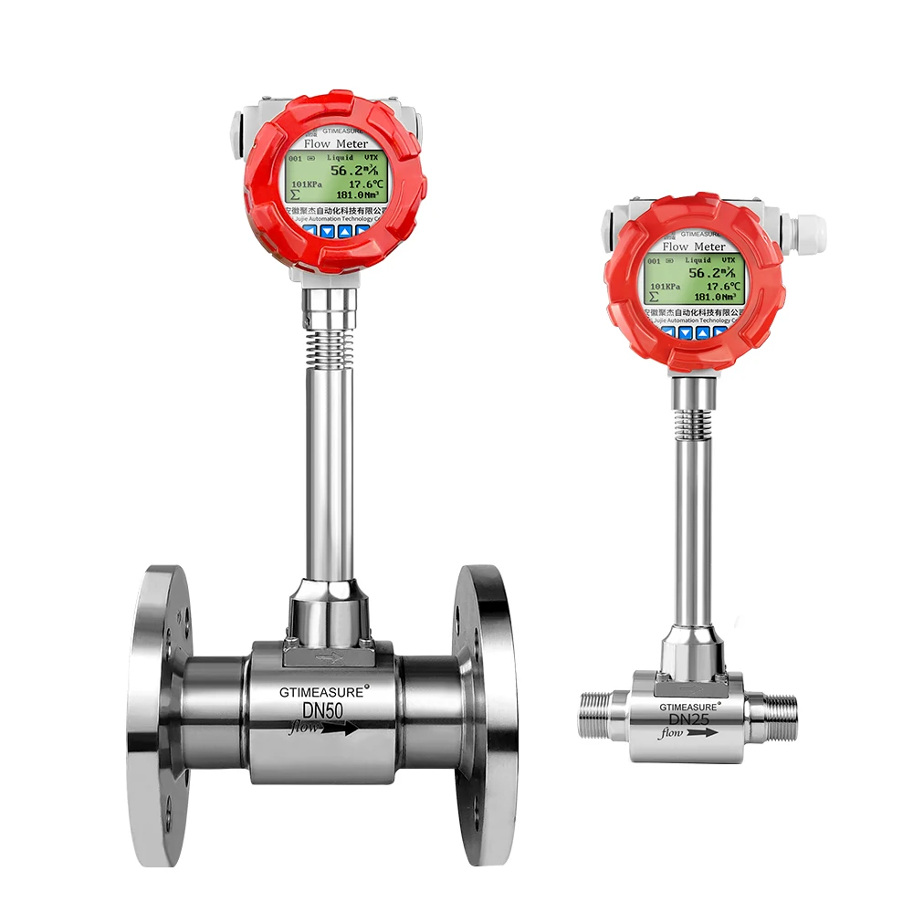 SS304 SS316 Water Flow Sensor Liquid Gas Steam Flow Sensor 4-20mA RS485 vortex Flow Meter
SS304 SS316 Water Flow Sensor Liquid Gas Steam Flow Sensor 4-20mA RS485 vortex Flow Meter