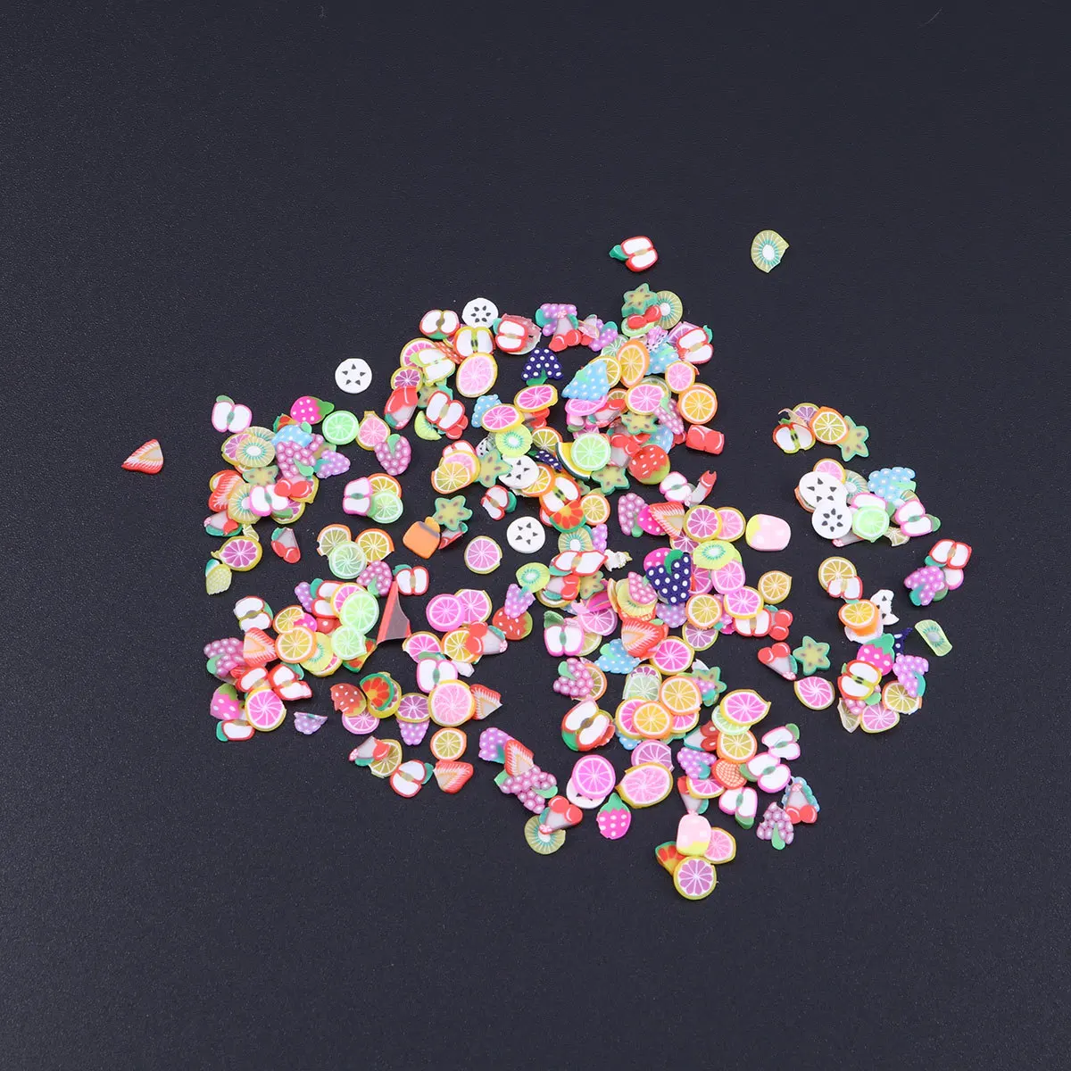 300 pcs Soft Polymer Fruit Slices Art Decorations Diy 3D Stickers Watermelon Orange Strawberry Lemon Apple Grape Decoration Clay
300 pcs Soft Polymer Fruit Slices Art Decorations Diy 3D Stickers Watermelon Orange Strawberry Lemon Apple Grape Decoration Clay