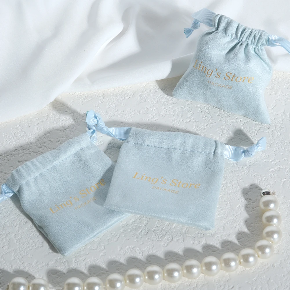 100Pcs Custom Logo Jewelry Drawstring Flannel Bag Velvet Packaging Pouch Chic Wedding Favors Velvet Suede Cosmetic Candy Pockets
100Pcs Custom Logo Jewelry Drawstring Flannel Bag Velvet Packaging Pouch Chic Wedding Favors Velvet Suede Cosmetic Candy Pockets