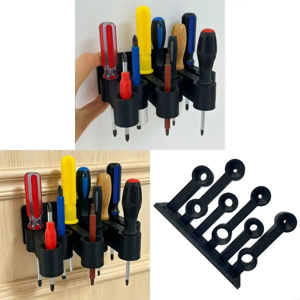 Wall Mounted Screwdriver Holders Sturdy Materials Rack for Tool Organization M4YD
Wall Mounted Screwdriver Holders Sturdy Materials Rack for Tool Organization M4YD