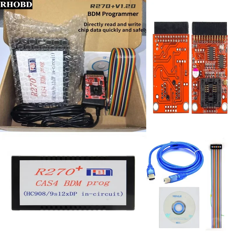 New R270+ V1.20 CAS4 BDM Prog OBD Professional Auto Programming Tool for BMW Auto Key Programmer R270 Scanner Adapter 
New R270+ V1.20 CAS4 BDM Prog OBD Professional Auto Programming Tool for BMW Auto Key Programmer R270 Scanner Adapter