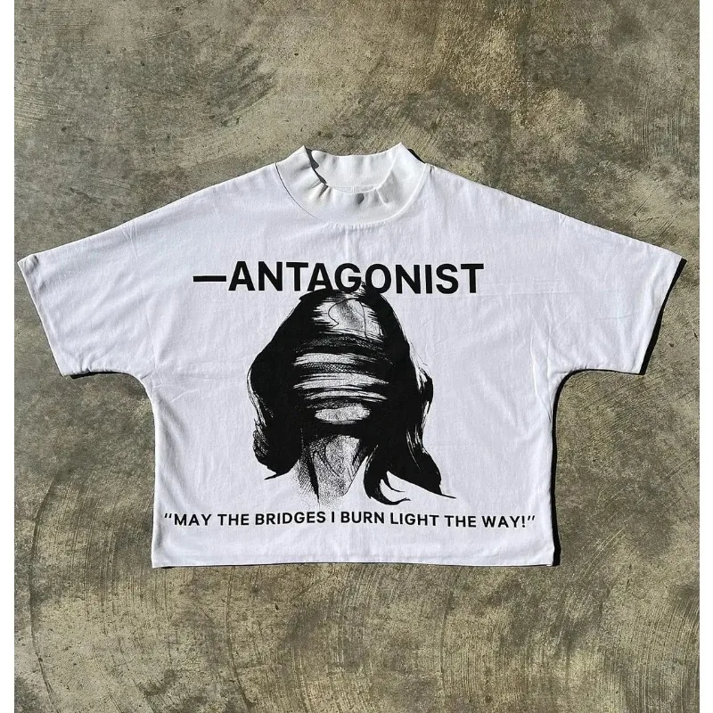Japanese street funny anime printed casual T-shirt for women American loose and versatile round neck pure cotton couple T-shirt
Japanese street funny anime printed casual T-shirt for women American loose and versatile round neck pure cotton couple T-shirt