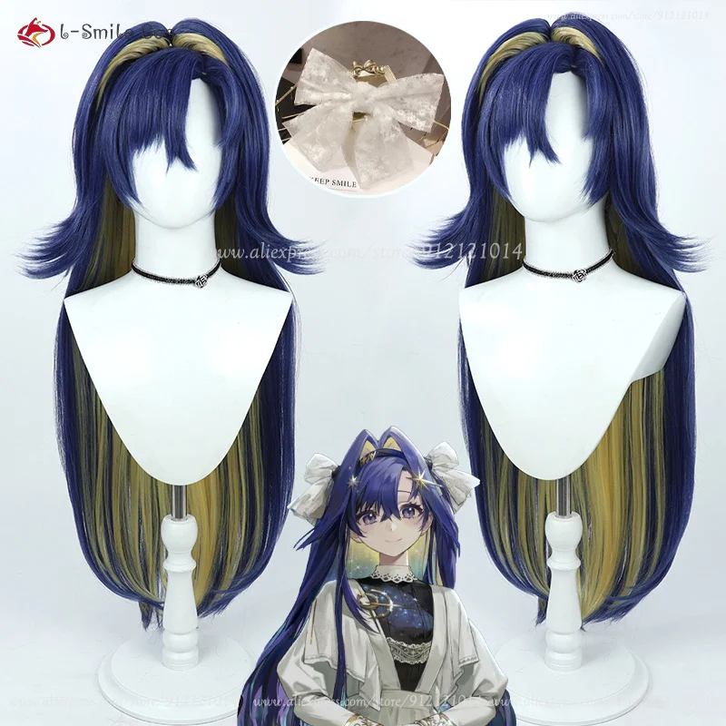Game Voyager Cosplay Wig 90cm Blue Mixed Yellow Wig Heat Resistant Synthetic Hair Halloween Anime Wig + Wig Cap
Game Voyager Cosplay Wig 90cm Blue Mixed Yellow Wig Heat Resistant Synthetic Hair Halloween Anime Wig + Wig Cap