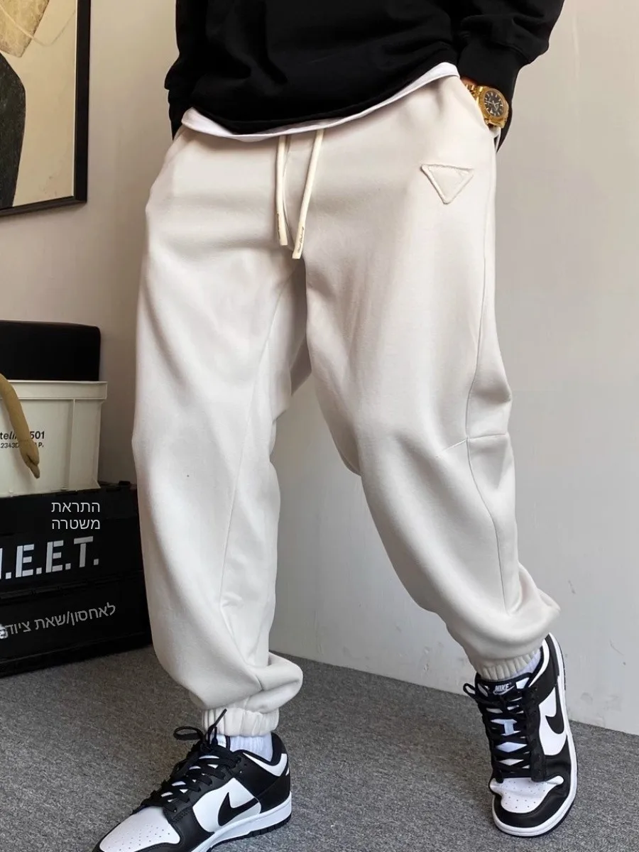 plus Size Men's Winter Fleece Lined Thickened Casual Sports Pants Loose Fit Trousers with Drawstring Elastic Waist for Teens
plus Size Men's Winter Fleece Lined Thickened Casual Sports Pants Loose Fit Trousers with Drawstring Elastic Waist for Teens
