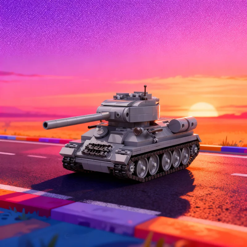 823pcs MOC T Soviet Medium Tank Technical Model Building Blocks Christmas Gifts Construction DIY Creative Toys Idea Education
823pcs MOC T Soviet Medium Tank Technical Model Building Blocks Christmas Gifts Construction DIY Creative Toys Idea Education