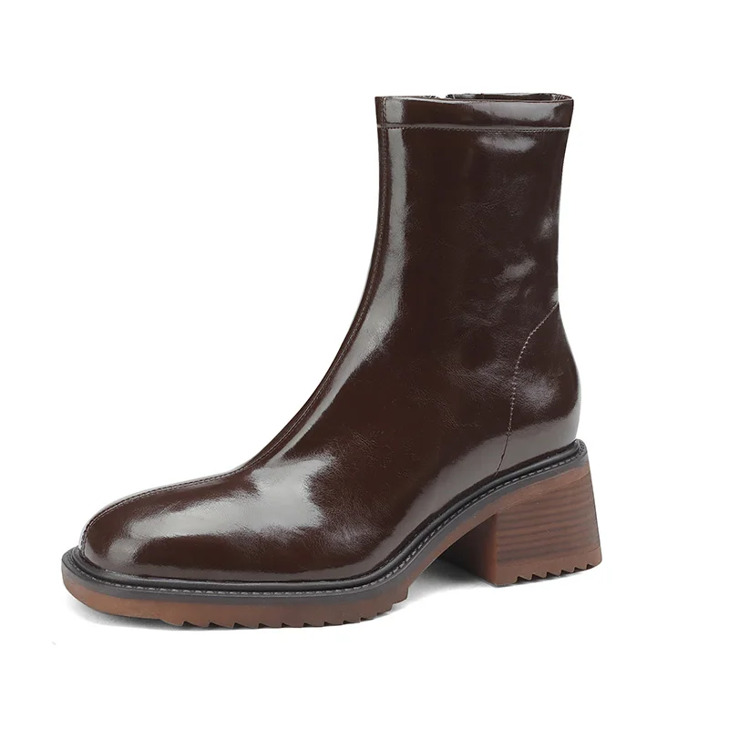 Split Leather Women Wool Ankle Boots New 2023 Winter 6cm Chunky Heels Elegant Ladies Square Toe Black Brown Zipper Short Boots
Split Leather Women Wool Ankle Boots New 2023 Winter 6cm Chunky Heels Elegant Ladies Square Toe Black Brown Zipper Short Boots