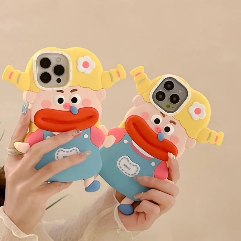 3D Funny Big Lip Girl Phone Case for iPhone 17 17Pro 17PM 16 15 14 13 12 Pro Max Cute Cartoon Soft Silicone Shockproof Cover
3D Funny Big Lip Girl Phone Case for iPhone 17 17Pro 17PM 16 15 14 13 12 Pro Max Cute Cartoon Soft Silicone Shockproof Cover