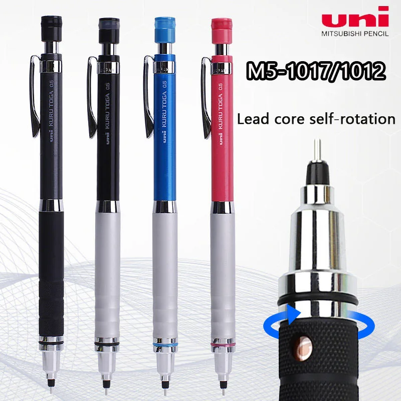 Uni Kuru Toga M5-1017 Mechanical Pencil,Professional Metal Grip 0.5mm Constant Line Anti-Slip Design for Sketching,Drafting&Art
Uni Kuru Toga M5-1017 Mechanical Pencil,Professional Metal Grip 0.5mm Constant Line Anti-Slip Design for Sketching,Drafting&Art