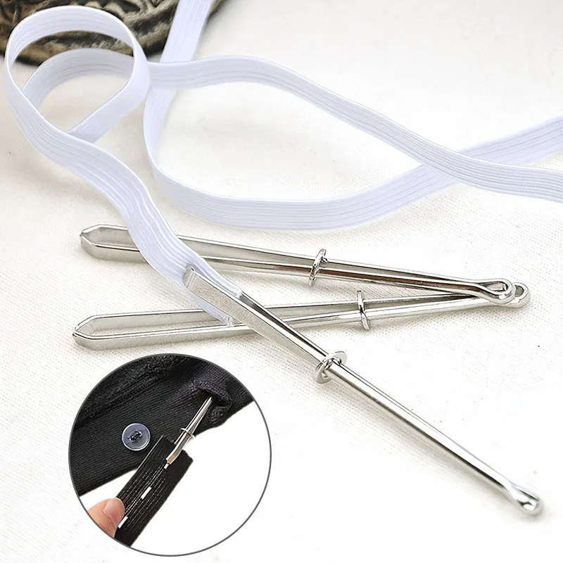 2pcs Stainless Garment Clips Sewing DIY Tools Elastic Band Tape Punch Cross Stitch Threader Wear Elastic Clamp (Wear Rope)
2pcs Stainless Garment Clips Sewing DIY Tools Elastic Band Tape Punch Cross Stitch Threader Wear Elastic Clamp (Wear Rope)