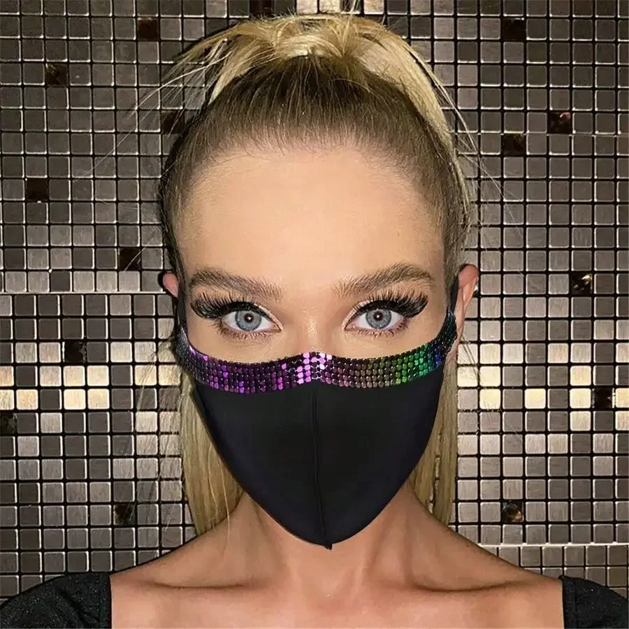 Fashion Sequin Inlaid Face Mask For Women Daily Wear
Fashion Sequin Inlaid Face Mask For Women Daily Wear