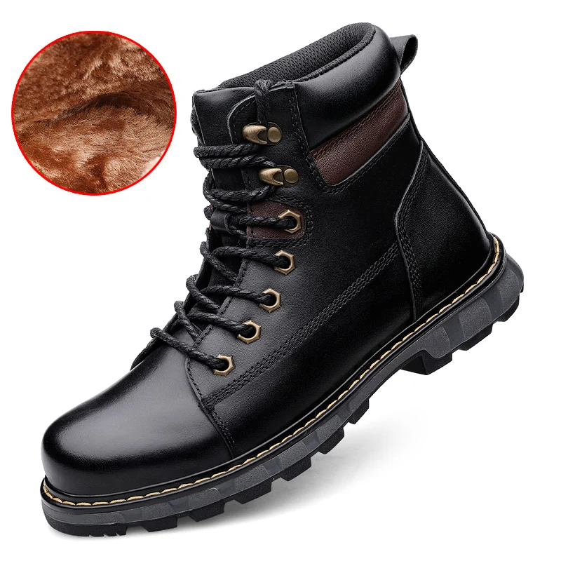 Men's Snow Boots 2021 New Winter Cotton Shoes Outdoor Hiking Sports and Ankle Leather Boots Men's Waterproof Boots Warm Boots
Men's Snow Boots 2021 New Winter Cotton Shoes Outdoor Hiking Sports and Ankle Leather Boots Men's Waterproof Boots Warm Boots