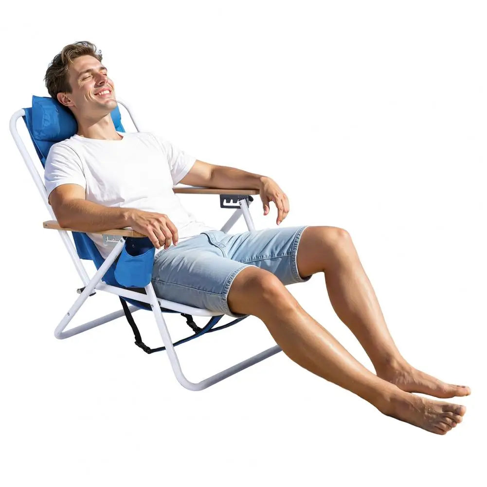 Backpack Beach Chair Folding With Cup Holder Headrest 4 Positions Portable Camping Fishing Recliner
Backpack Beach Chair Folding With Cup Holder Headrest 4 Positions Portable Camping Fishing Recliner
