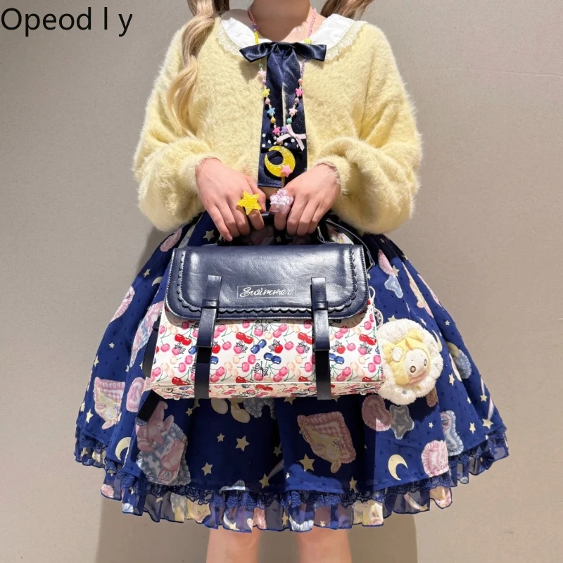 Japanese Sweet Fashion Printed Messenger Bag Crossbody Lolita Bag Cute Girl Lady Elegant Retro Temperament Princess Handbag
Japanese Sweet Fashion Printed Messenger Bag Crossbody Lolita Bag Cute Girl Lady Elegant Retro Temperament Princess Handbag