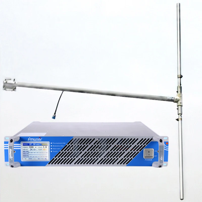 FMT-80T 80W FM Radio Broadcast Transmitter Studio On Air + DP100 Dipole Antenna + Coaxial Cable
FMT-80T 80W FM Radio Broadcast Transmitter Studio On Air + DP100 Dipole Antenna + Coaxial Cable