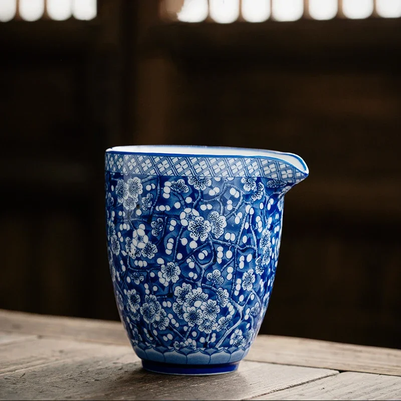 Blue And White Plum Porcelain Fair Cup Chinese Tea Kung Fu Vintage Zen Tea Sea Teacup Teaware Tea Ceremony Utensil
Blue And White Plum Porcelain Fair Cup Chinese Tea Kung Fu Vintage Zen Tea Sea Teacup Teaware Tea Ceremony Utensil