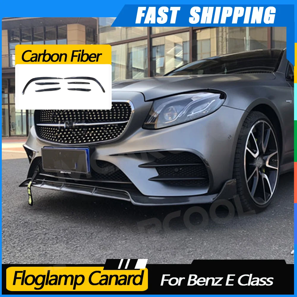 Carbon Fiber Front Bumper Air Vent Trims Cover Splitters For Mercedes-Benz E Class W213 E250 E300 E400 Sport Sedan 2017-2019
Carbon Fiber Front Bumper Air Vent Trims Cover Splitters For Mercedes-Benz E Class W213 E250 E300 E400 Sport Sedan 2017-2019