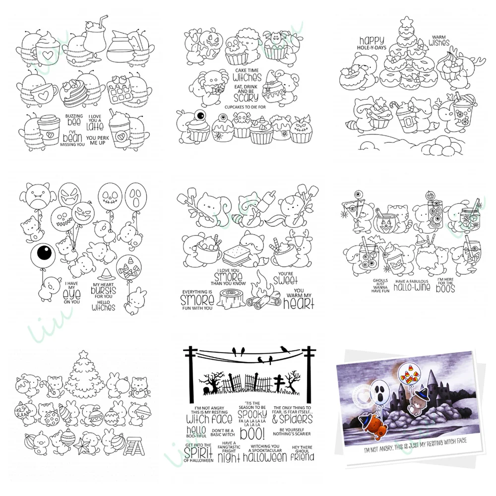 2025 August New Happy Campers Ghost Metal Cutting Dies Stamps for DIY Greeting Handmade Scrapbooking Diary Decoration Halloween
2025 August New Happy Campers Ghost Metal Cutting Dies Stamps for DIY Greeting Handmade Scrapbooking Diary Decoration Halloween