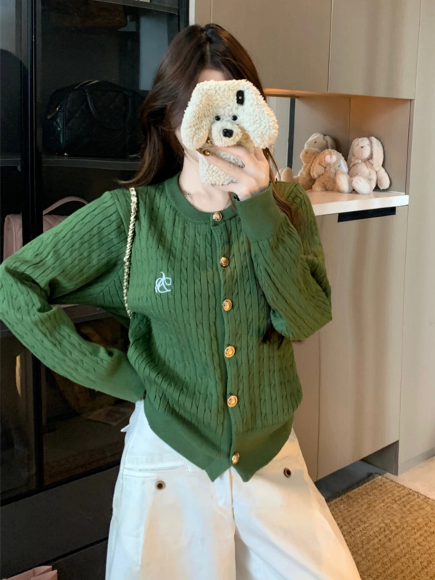 Slimming Knitted Short Cardigan Sweater Women's Spring Autumn New Style Large Size MM Knotted Knitwear Casual Elegance Top
Slimming Knitted Short Cardigan Sweater Women's Spring Autumn New Style Large Size MM Knotted Knitwear Casual Elegance Top